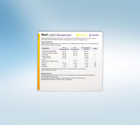 FlexiLoges Knorpel aktiv 240 Kapseln Verzehrempfehlung